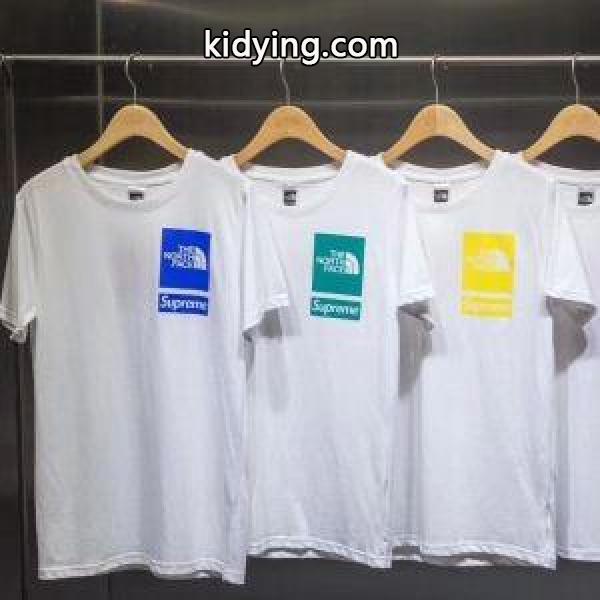 大人キレイに仕立てるSUPREMETシャツコピーシュプリーム抜群の吸汗性クルーネック半袖Tシャツホワイト-0