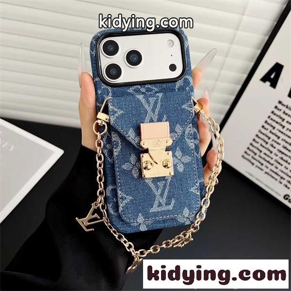 IPHONE17 ケース LOUIS VUITTON ルイヴィトン 偽物 ベルトモチーフ カード収納付 上品モデル-5