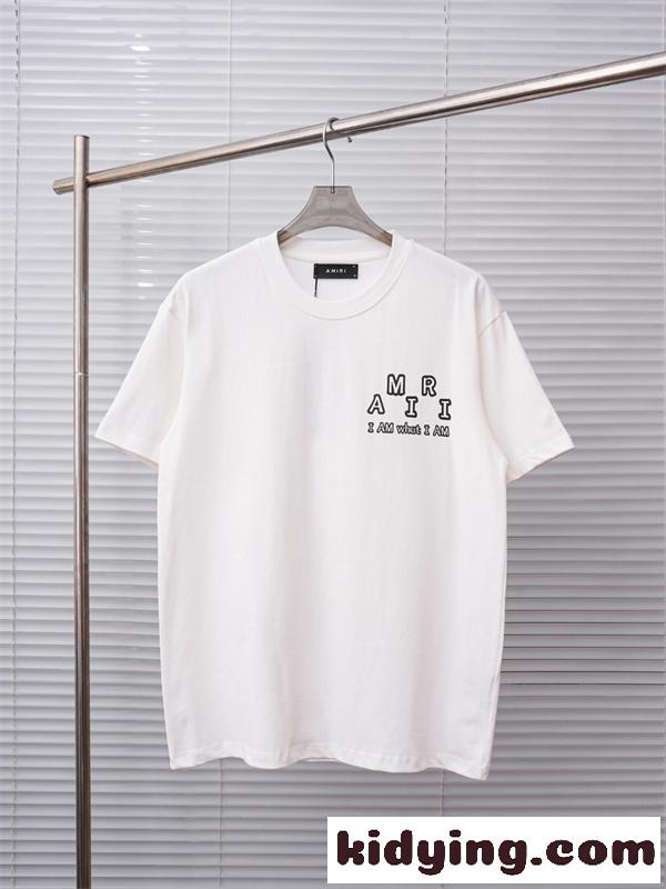 限定コレクション風 アートプリント ストリートムード AMIRI アミリ コピー 半袖Tシャツ 注目モデル モードスタイル-1