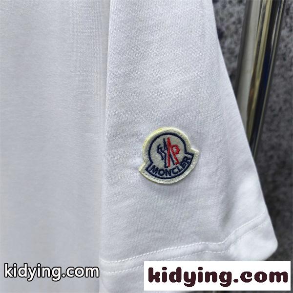 MONCLER モンクレール コピー 半袖Tシャツ フロントプリント アイコンデザイン 軽快カジュアル-6