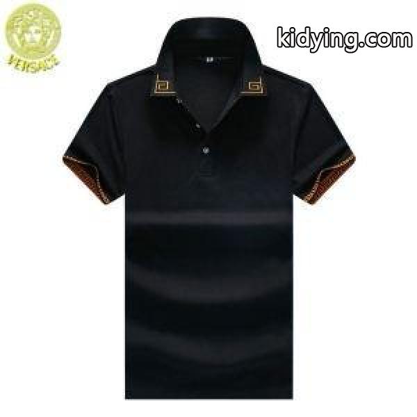 3色可選 カジュアルもある絶妙な雰囲気 ヴェルサーチVERSACE 春夏は継続系のトレンド Tシャツ/ティーシャツ_ヴェルサーチ VERSACE_ブランド コピー 激安(日本最大級)-0