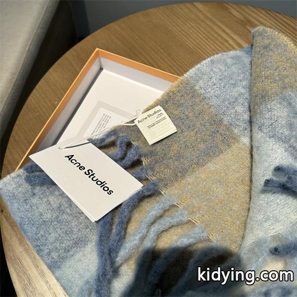 存在感 マルチカラー ロゴ ACNE STUDIOS アクネ ストゥディオズ コピー  マフラー レア-4