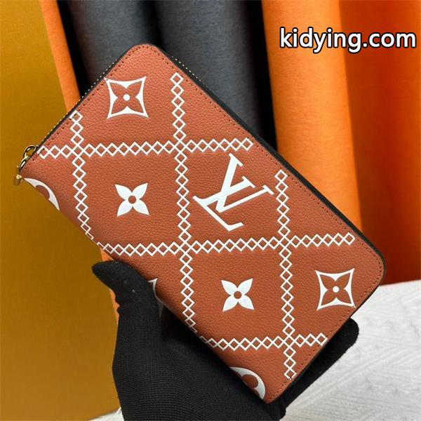 LOUIS VUITTON コピー モダン 上質 ブラウン モノグラム ジップ長財布 ルイヴィトン-3