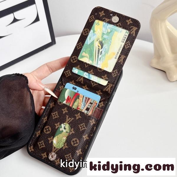 LOUIS VUITTON 激安 ルイ・ヴィトン iPhoneケース カードケース一体型 モノグラム メタルロゴ 収納力抜群 人気アイテム-6