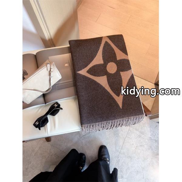 ブラック 2025秋冬推奨・魅力クラシック LOUIS VUITTON ルイヴィトン スーパーコピー マフラー-8