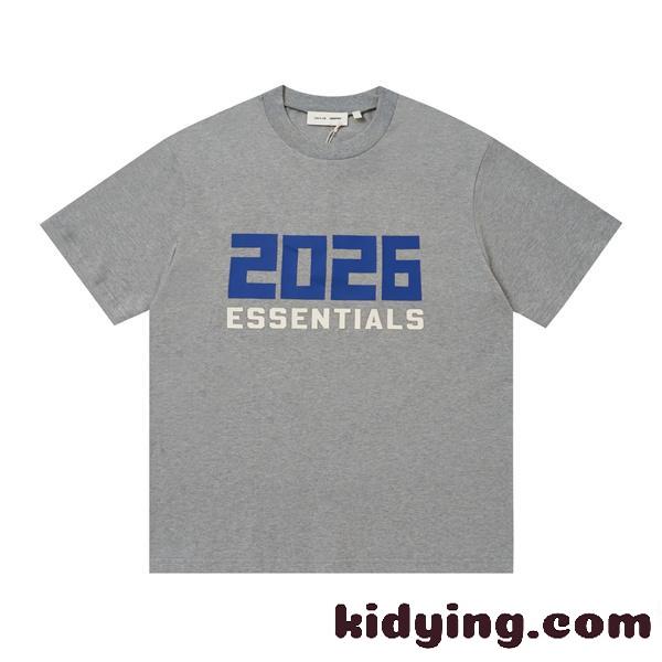 ビッグプリント レタリングデザイン 旬スタイル ESSENTIALS エッセンシャルズ コピー 半袖Tシャツ カジュアル定番-2