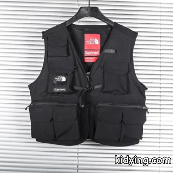 SUPREME×The North Face シュプリーム通販 ベスト 通気性 ストリート感 眩しくてクールな表情-0