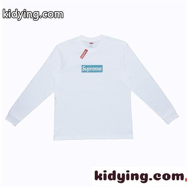 2025AW SUPREME × TIFFANY シュプリームコピーティファニーボックスロゴ長袖tシャツ 通販ショッピング-0