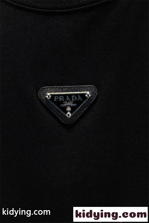 半袖Tシャツ 新作 メンズ レディース ゆったり 今季トレンド PRADA プラダ スーパーコピー-3