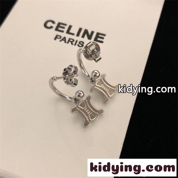 人気爆発 ピアス レディース シルバーアクセサリー 上品 CELINE セリーヌ スーパーコピー-4
