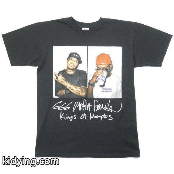 シュプリーム SUPREME 12AW Three Six Mafia Tee Tシャツ 黒 非常に良い品 通販 ショッピング-0