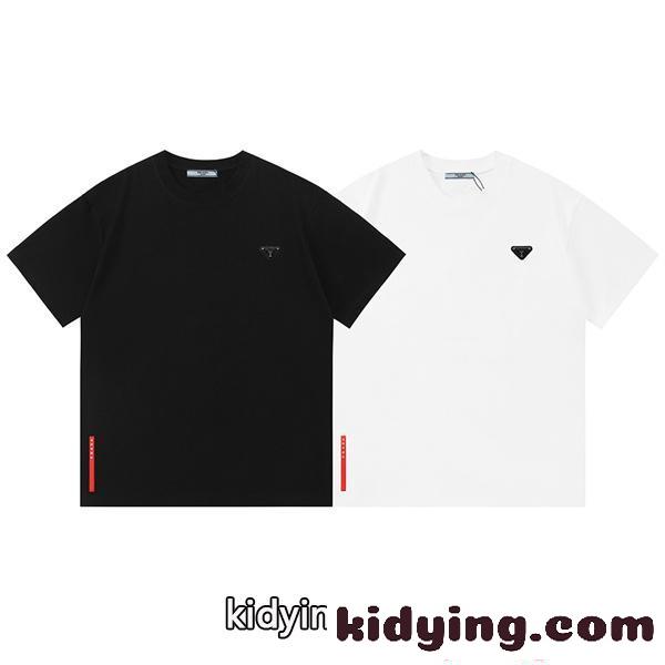 人気 PRADA プラダ スーパーコピー 半袖Tシャツ 新作 男女兼用 当店イチオシ お洒落-3