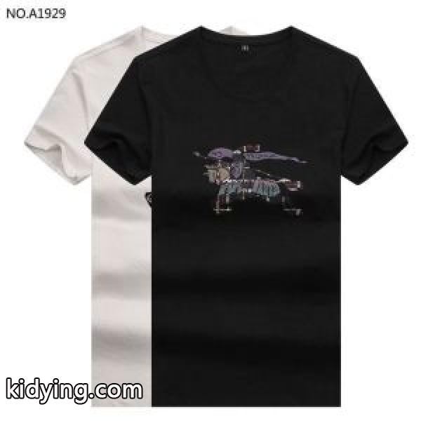 今年もトレンド バーバリー BURBERRY Tシャツ/ティーシャツ 2色可選 【2019春夏】最新コレクション_半袖Tシャツ_メンズファッション_スーパーコピーブランド激安通販 専門店-0