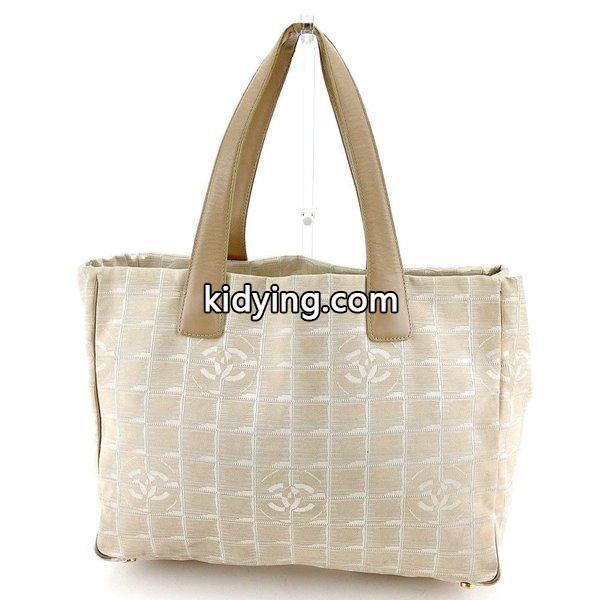 Chanel バッグ トートバッグ ニュートラベルライン トートMM ベージュ ゴールド レディース メンズ Bag 通販-0