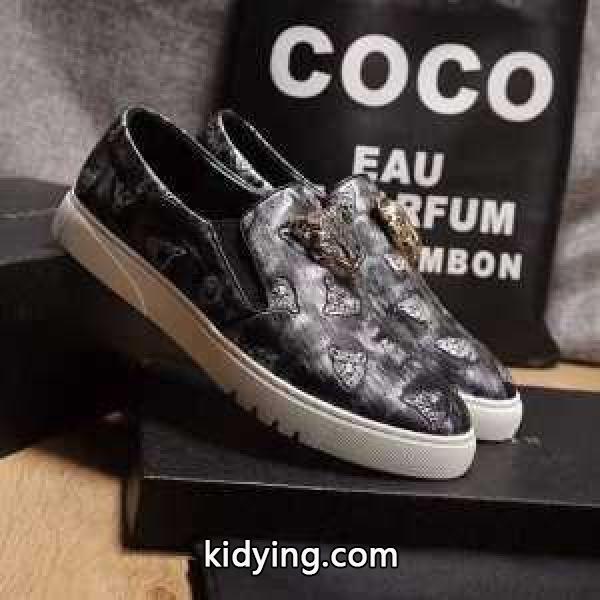 17SS フィリッププレイン PHILIPP PLEIN フラットシューズ 着用 2色可選 贈り物にも◎_フィリッププレイン PHILIPP PLEIN_ブランド コピー 激安(日本最大級)-1