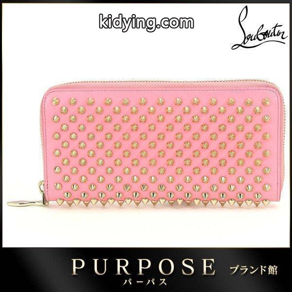 クリスチャン ルブタン Christian Louboutin パネトーネ ラウンドファスナー 長財布 スパイク DOLLY ピンク 1175099 :90045449:PURPOSEパーパス・ヤフー店 - 通販ショッピング-0