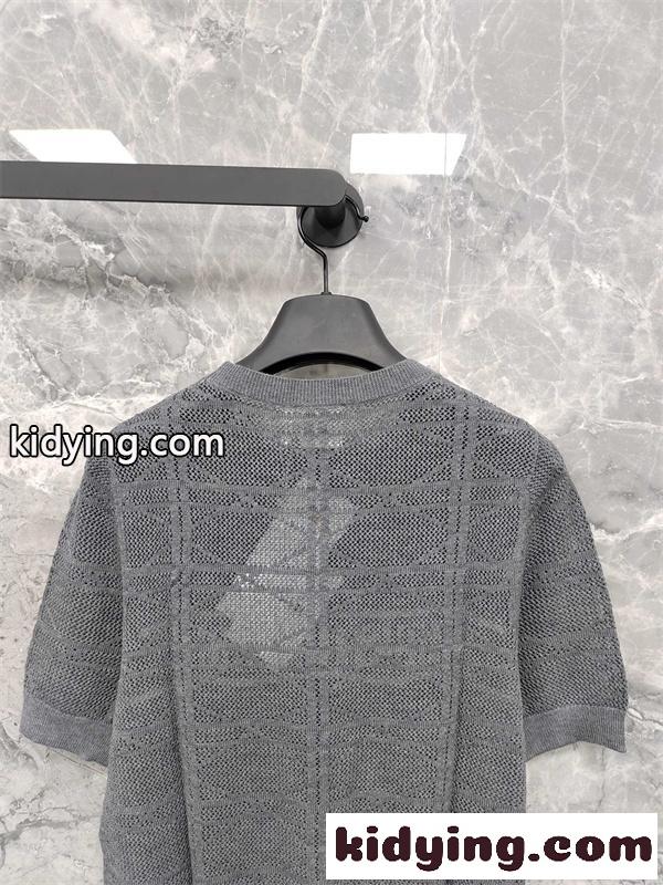 通気性抜群DIORディオールtシャツコピー2026トレンドレディース新作ファッショングレー色-5