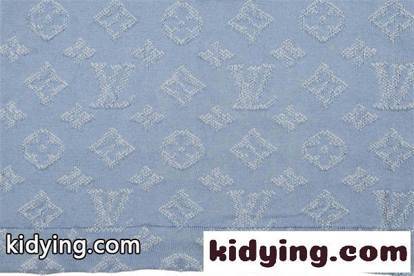 ブルー モノグラムパネル切替 クルーネック ポケットディテール 柔らかニット Tシャツ LOUIS VUITTON ルイヴィトン コピー-6