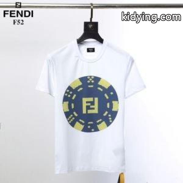 2019春夏流行する フェンディ FENDI リラックスした雰囲気に 半袖Tシャツ ファッションに新しい色_フェンディ FENDI_ブランド コピー 激安(日本最大級)-0