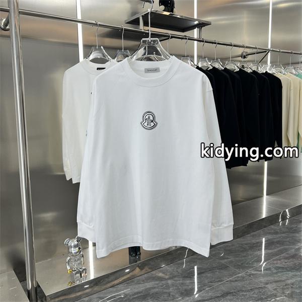最新 MONCLER モンクレール 偽物 通販 長袖tシャツ 絶対に押さえておきたい人気色-0