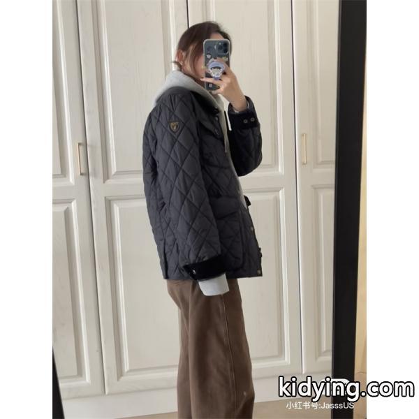 Ralph Lauren コピー 激安 ラルフローレン キルティングジャケット メンズ レディース 老钱风 アウター カジュアル ジャケット 軽量 小棉服 ロゴ入り おしゃれ 人気 カップル ペアルック-1