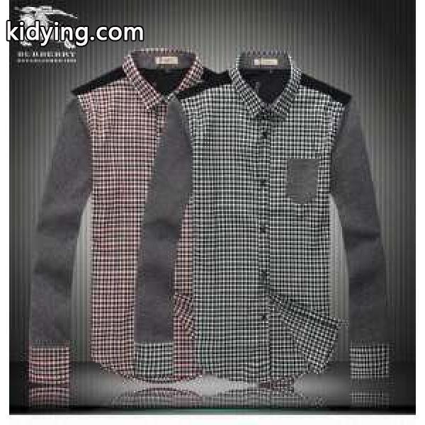 2014秋冬 個性派 BURBERRY バーバリー  長袖シャツ 2色可選_シャツ_メンズファッション_スーパーコピーブランド激安通販 専門店-0
