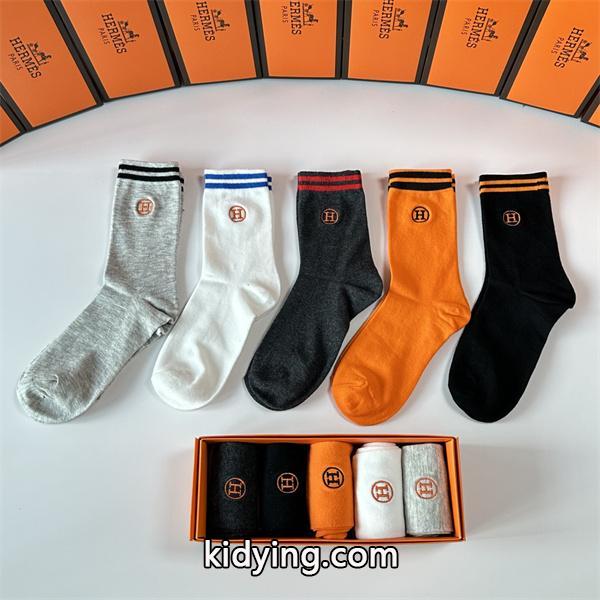 エルメス靴下コピー5点セット Hermes  通販ショッピング-0