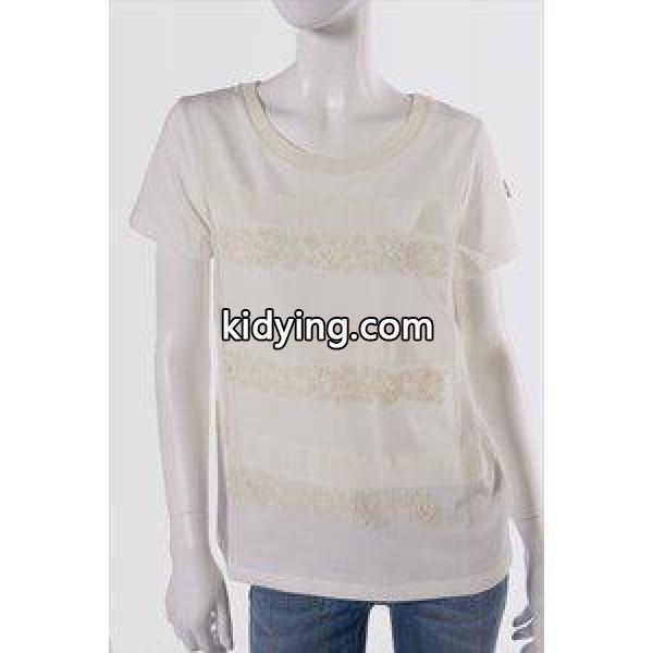 モンクレール MONCLER Tシャツ 半袖 丸首 レディース 8062650 83152 アイボリー 目玉商品 :3403651:DIFFUSION - 通販ショッピング-0