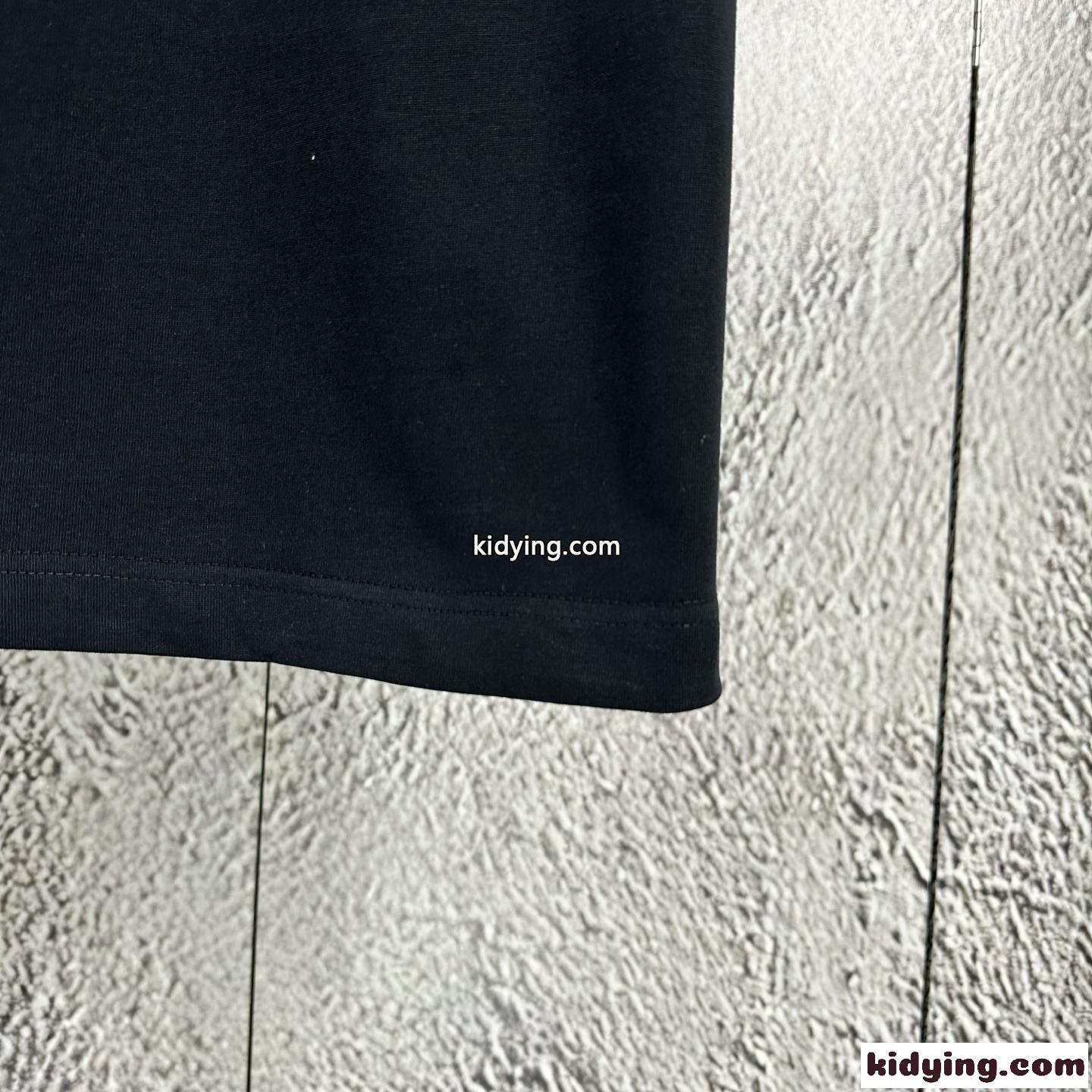 ミニロゴ刺繍 半袖Tシャツ ジバンシー コピー メンズ クルーネック GIVENCHY シンプル 無地系-4