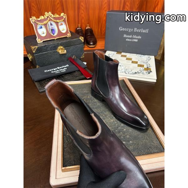 Berluti ベルルッティ コピー 洗練 実用的 2026新作 必須 サイドゴアブーツ-4