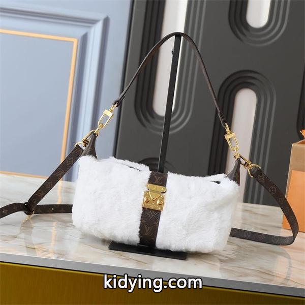 ホワイトフリース ロゴアクセント Louis Vuitton ルイヴィトン ショルダーバッグ コピー レディース ファッショナブル-0