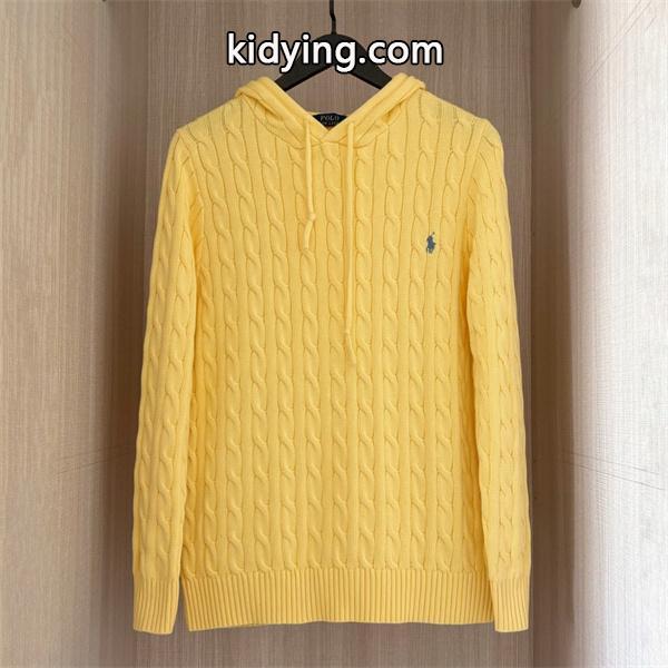 ブラック × ホワイト × グレー 6 色 連帽 麻花纹 ニット ポロラルフローレン POLO RALPH LAUREN コピー 秋冬復古多色 定番-3