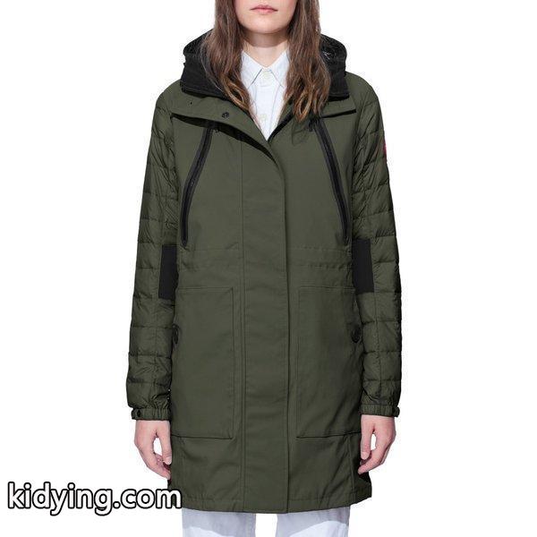 カナダグース レディース コート アウター Sabine Coat Dark Sage/ Black :dp3-5488740-705288:フェルマート エフ fermart ef - 通販ショッピング-0