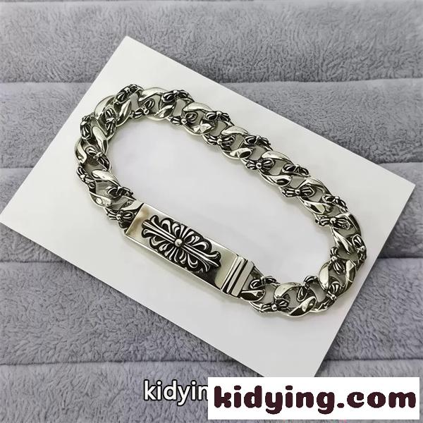 お洒落2色♥クロムハーツブレスレットコピーCHROME HEARTS アクセサリー人気ゴールド色☆シルバー-6