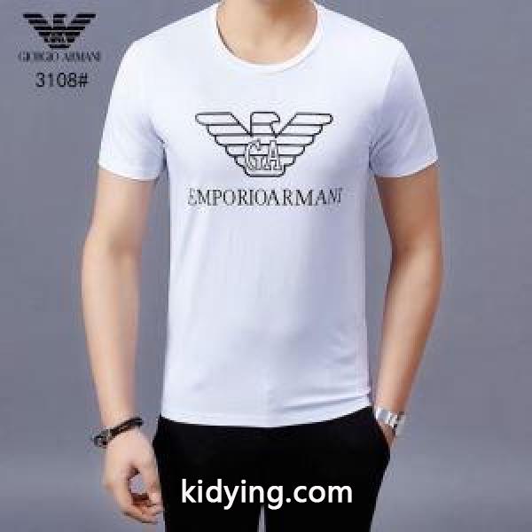 2019SSコレクションに新着 半袖Tシャツ アルマーニ ARMANI おすすめファション2019人気カラー_アルマーニ ARMANI_ブランド コピー 激安(日本最大級)-0