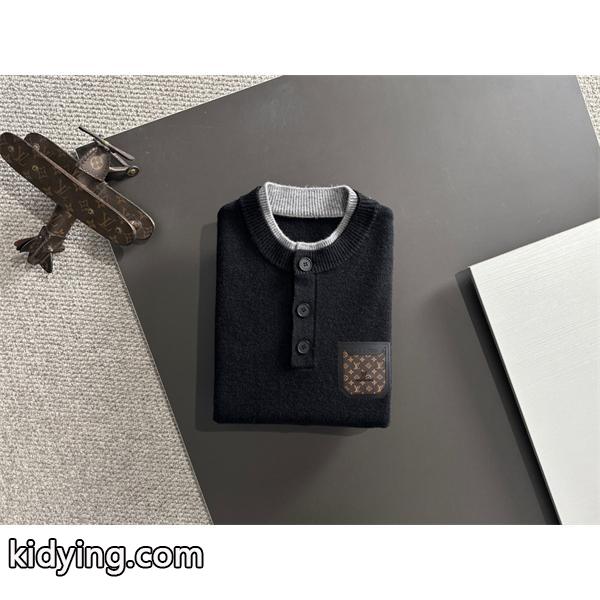 落ち着き LOUIS VUITTON ルイヴィトン コピー ニット 異素材アクセント 保温 2026新作-7