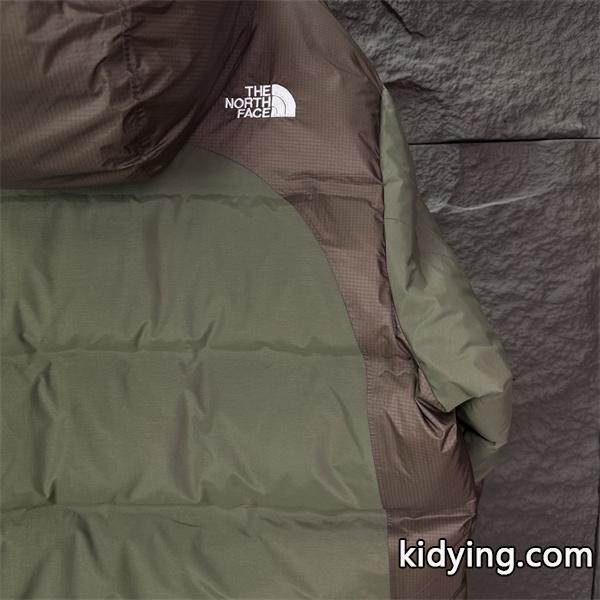 高品質2025秋冬アウター The North Face ザノースフェイス 偽物 黒灰拼色 ダウンジャケット クラシックモデル-7