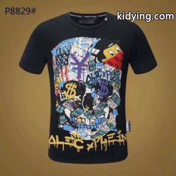 数量限定特別価格 フィリッププレイン PHILIPP PLEIN 個性的なアイテム 半袖Tシャツ 2色可選_フィリッププレイン PHILIPP PLEIN_ブランド コピー 激安(日本最大級)-1