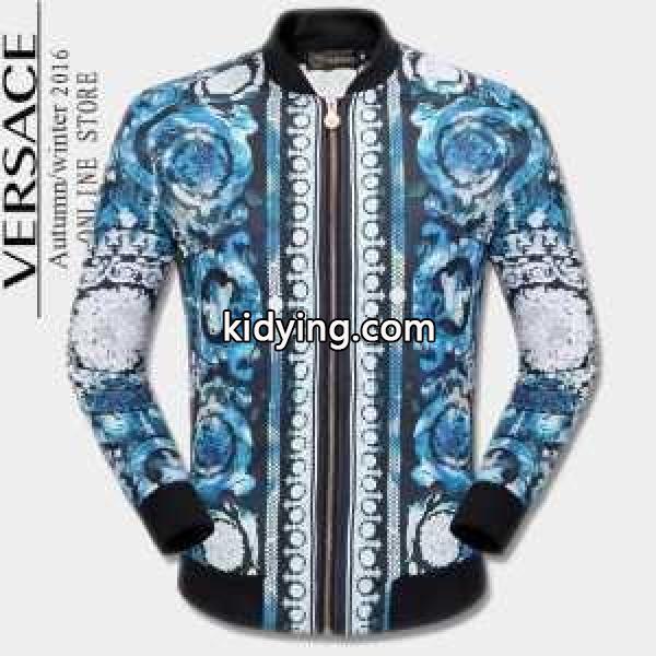 長く愛用できる 2016秋冬 ヴェルサーチVERSACE ブルゾン スタジアムジャンパー_ヴェルサーチ VERSACE_ブランド コピー 激安(日本最大級)-0