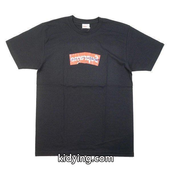 シュプリーム SUPREME ×COMME des GARCONS SHIRT 17SS Box Logo Tee BOXロゴTシャツ 黒 新品 通販-0