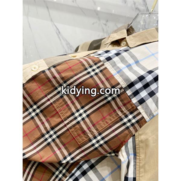 先行注目！2025秋冬必須アイテム ベージュ＆ブルー シャツ バーバリー コピー BURBERRY-7