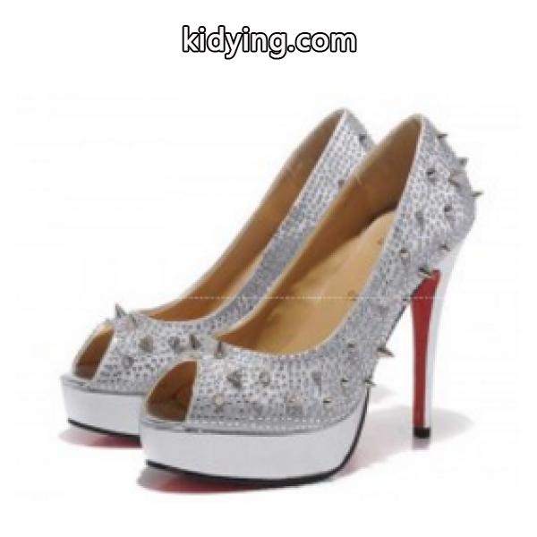 ファッション　Christian Louboutin　クリスチャンルブタン　コピー　レディース　ハイヒール オープントゥ サンダル　スタッズ-0