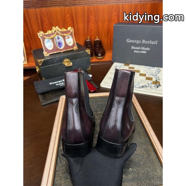 Berluti ベルルッティ コピー 洗練 実用的 2026新作 必須 サイドゴアブーツ-5