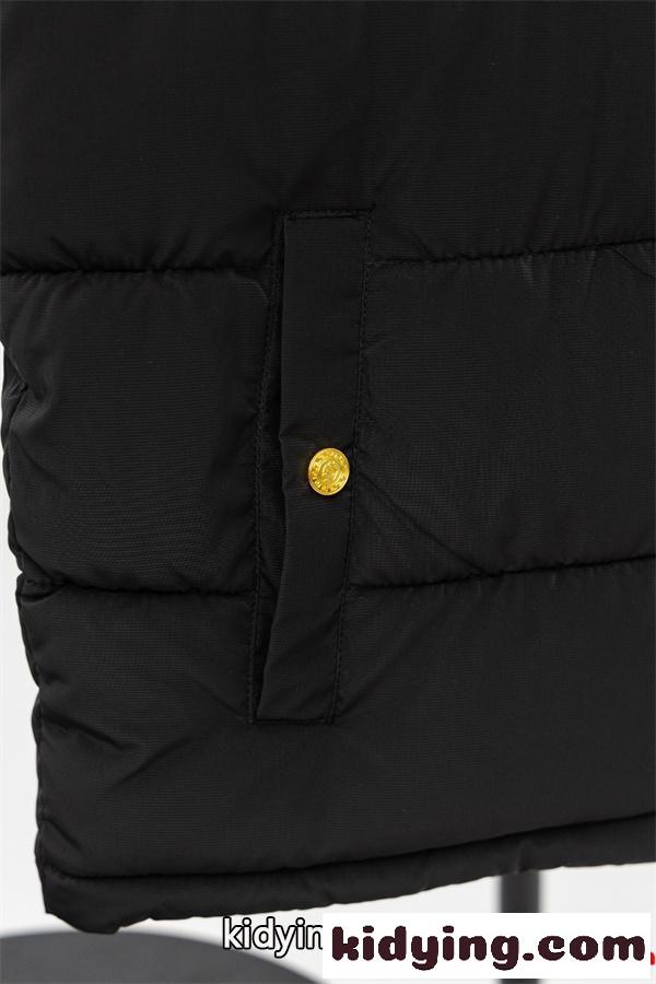VERSACE ヴェルサーチ コピー 2026新作コーデ ブラック 中綿フード付き ベスト 高級感-7