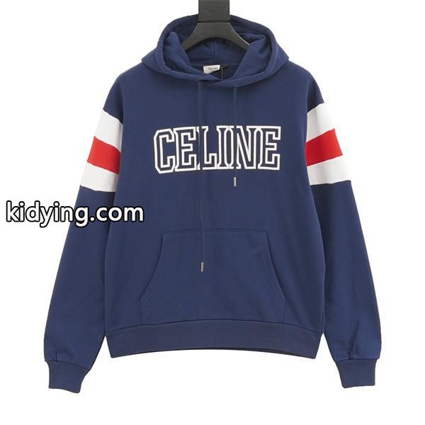 CELINE セリーヌ コピー 2025秋冬 ネイビー 話題必至 カジュアル端正 パーカー-0