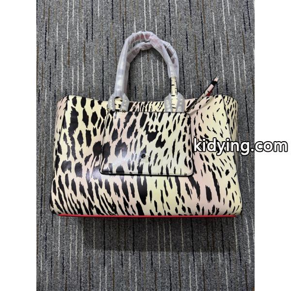 CHRISTIAN LOUBOUTIN 偽物 高級感 溢れる 上品 レオパード トートバッグ クリスチャンルブタン-0