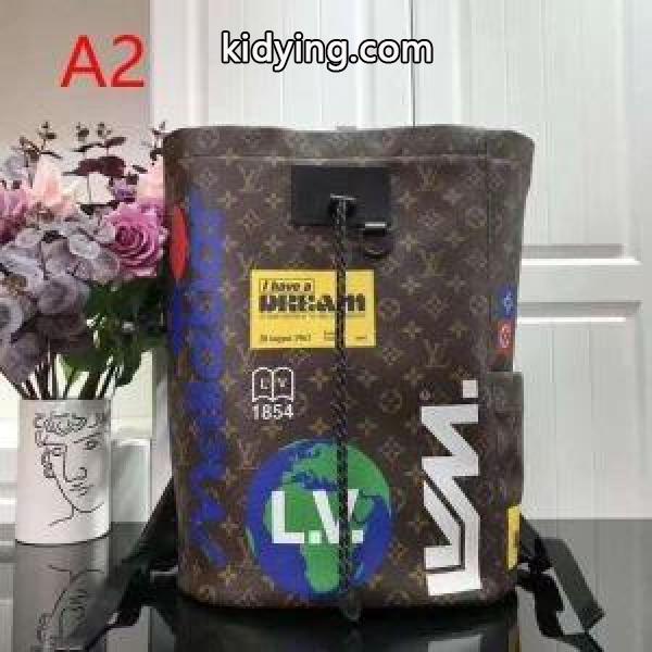 2019春夏で流行りのファッションコレクション ルイ ヴィトン Louis Vuitton メンズ バックパック 大容量 2色可選 コピー M44616-1