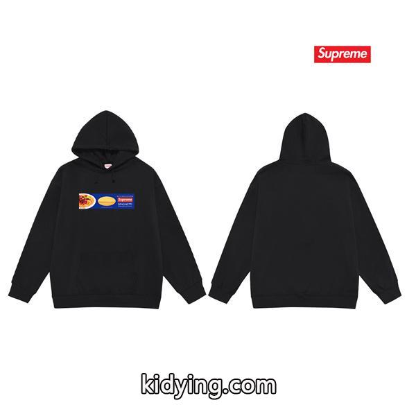 2025秋冬準備 防冷 ブラック モード系 SUPREME シュプリーム 偽物 パーカー-1