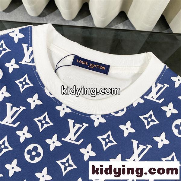 ルイヴィトン コピー 半袖Tシャツ LOUIS VUITTON 個性派 モード系 インパクト 柔らか素材 軽量 2026新作夏-3