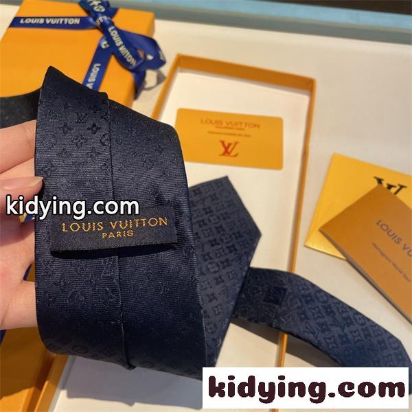 LOUIS VUITTON ネクタイ メンズ ビジネス シンプル ルイヴィトン 偽物 上品 光沢 フォーマル 高見え-7